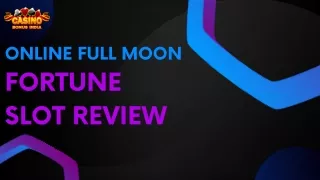 Online Full Moon Fortune Slot Review
