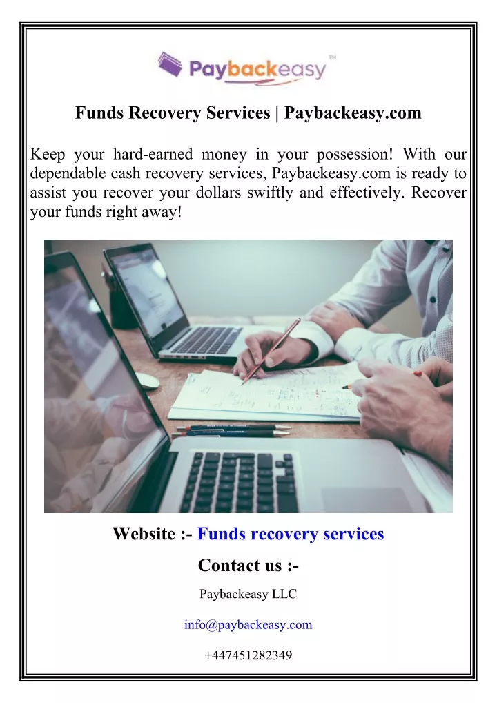 funds recovery services paybackeasy com