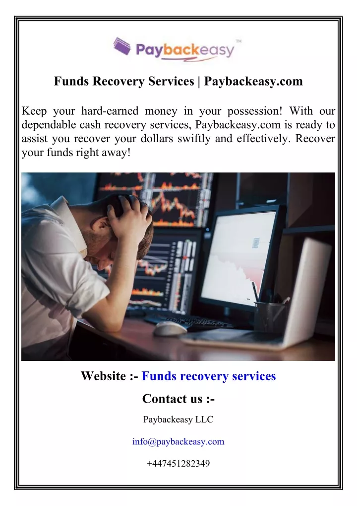 funds recovery services paybackeasy com