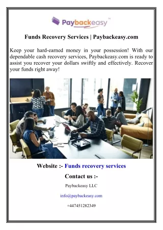 funds recovery services paybackeasy com
