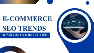 Elevate Your E-Commerce Game: Partner with Top USA SEO Experts