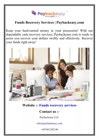 funds recovery services paybackeasy com