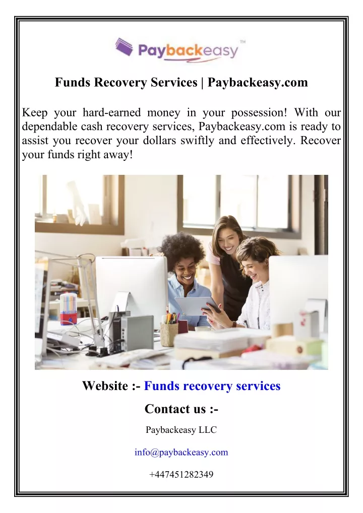 funds recovery services paybackeasy com