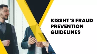 Kissht’s Fraud Prevention Guidelines