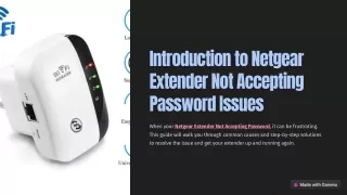 Netgear Extender Not Accepting Password.PDF