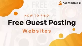 How to Find Free Guest Posting Websites