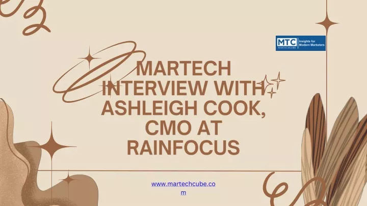 martech interview with ashleigh cook