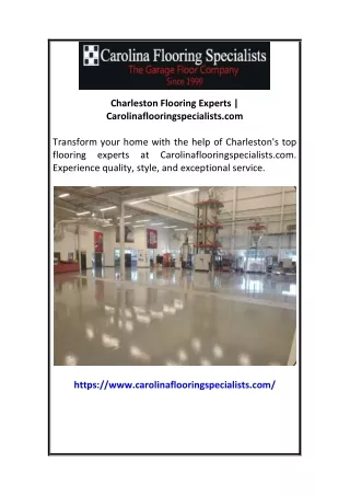Charleston Flooring Experts  Carolinaflooringspecialists.com
