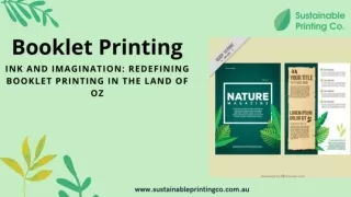 Ink and Imagination Redefining Booklet Printing in the Land of Oz