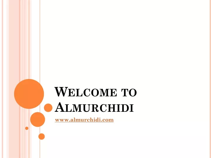 welcome to almurchidi