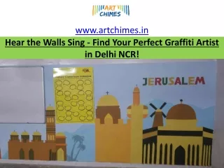 Hear the Walls Sing - Find Your Perfect Graffiti Artist in Delhi NCR!