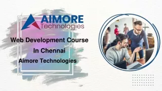 web development course in Chennai - Aimore Technologies