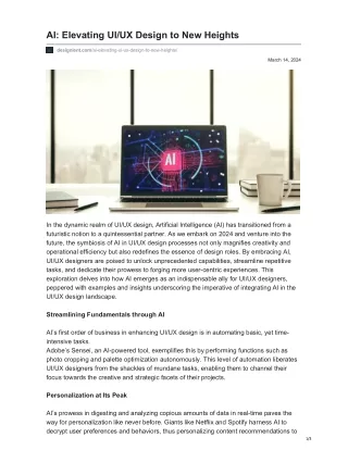ai elevating ui ux design to new heights