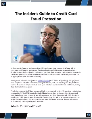 The Insider's Guide to Credit Card Fraud Protection