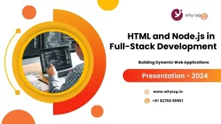 HTML and Node.js in Full-Stack Development