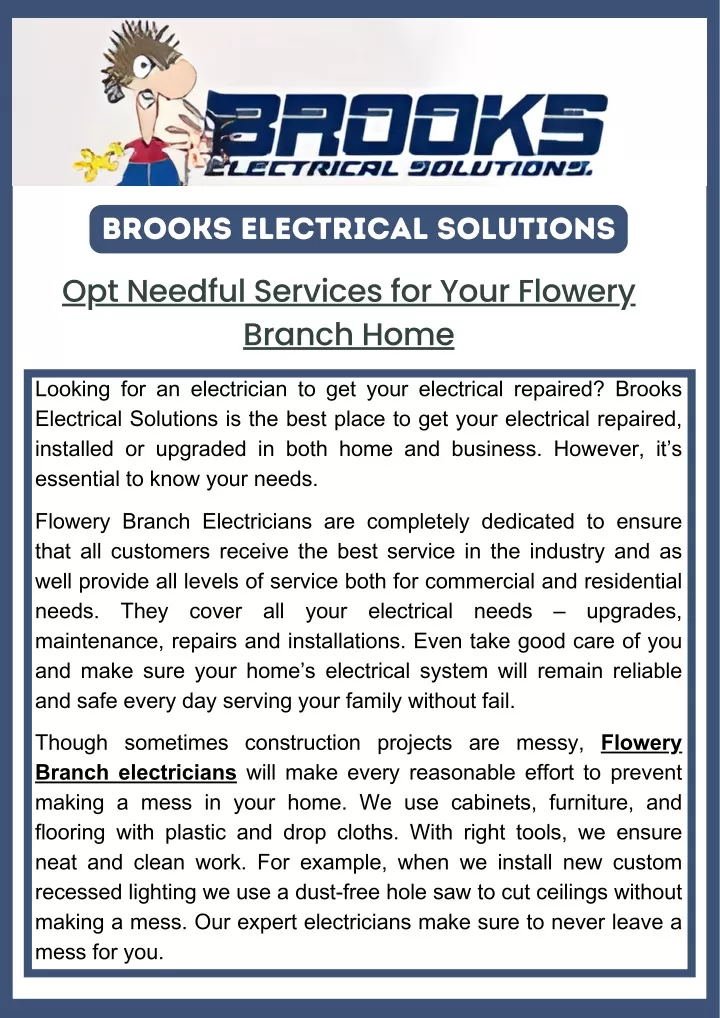 brooks electrical solutions