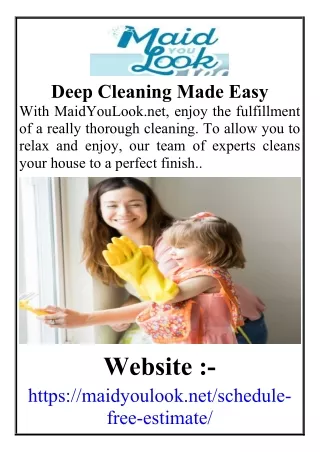 Deep Cleaning Made Easy