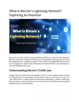 Exploring the Potential of Bitcoin's Lightning Network