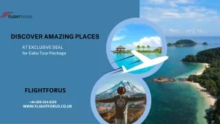 Discover Amazing Places - at Exclusive Deal for Cebu Tour Package