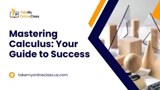 Mastering Calculus: Your Guide to Success