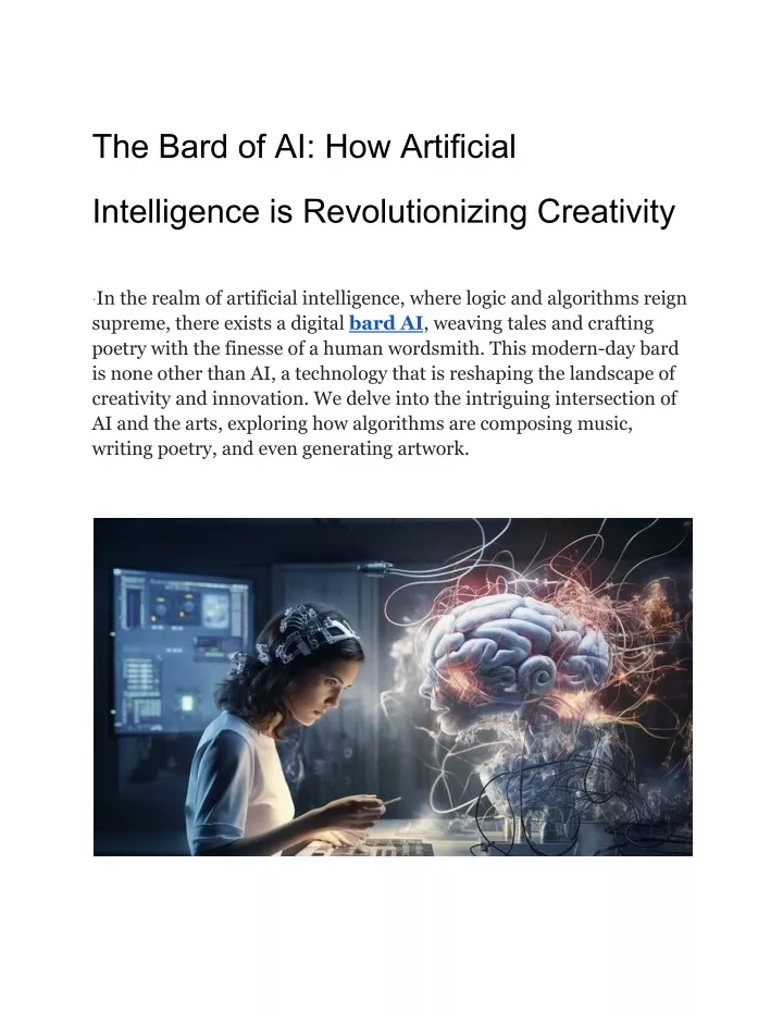 the bard of ai how artificial