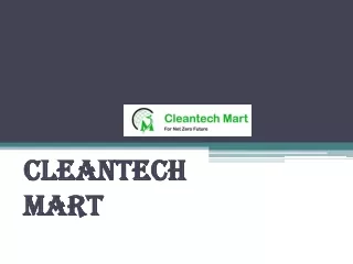 Carbon Consultants in Cleantech | Cleantech Mart