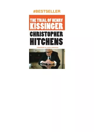 ❤️PDF⚡️ The Trial of Henry Kissinger