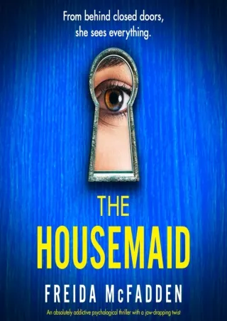 ⚡[PDF]✔ The Housemaid