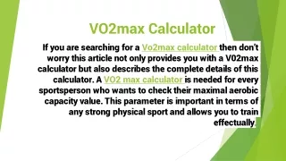 V02max