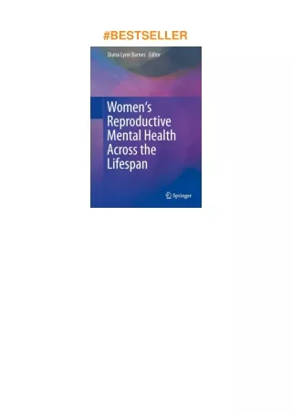 ⚡download Women's Reproductive Mental Health Across the Lifespan
