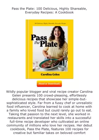 (❤️pdf)full✔download Pass the Plate: 100 Delicious, Highly Shareable, Every