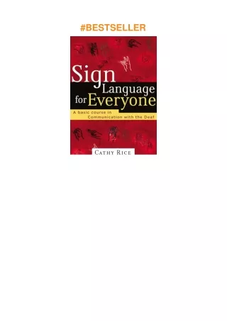 download❤pdf Sign Language for Everyone: A Basic Course in Communication with the Deaf
