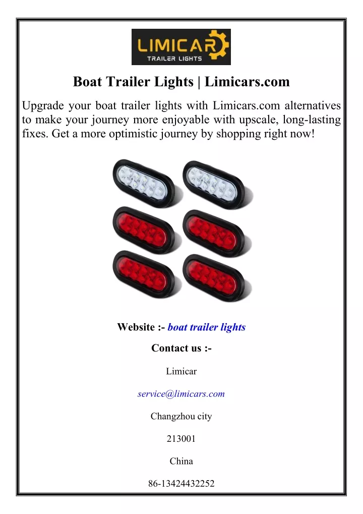 boat trailer lights limicars com