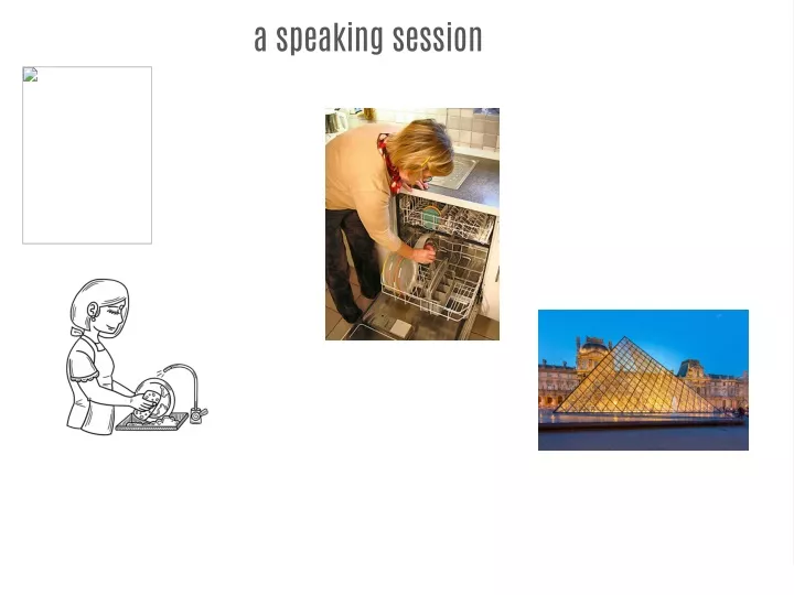 a speaking session
