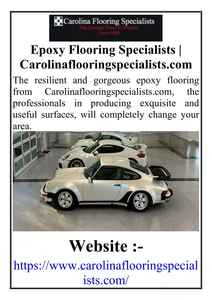 epoxy flooring specialists