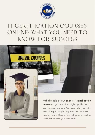 IT Certification Courses Online: What You Need to Know for Success