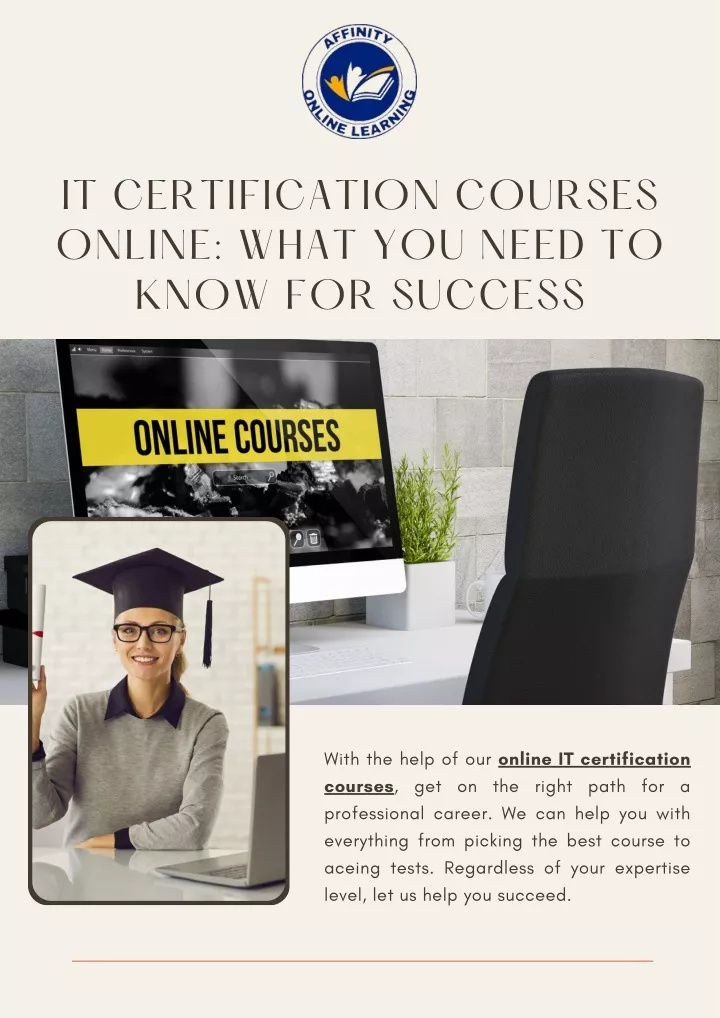 it certification courses online what you need