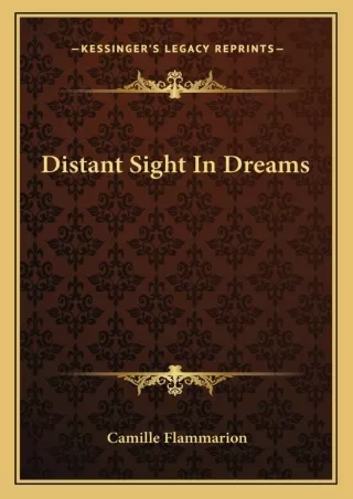 ❤[READ]❤ Distant Sight In Dreams