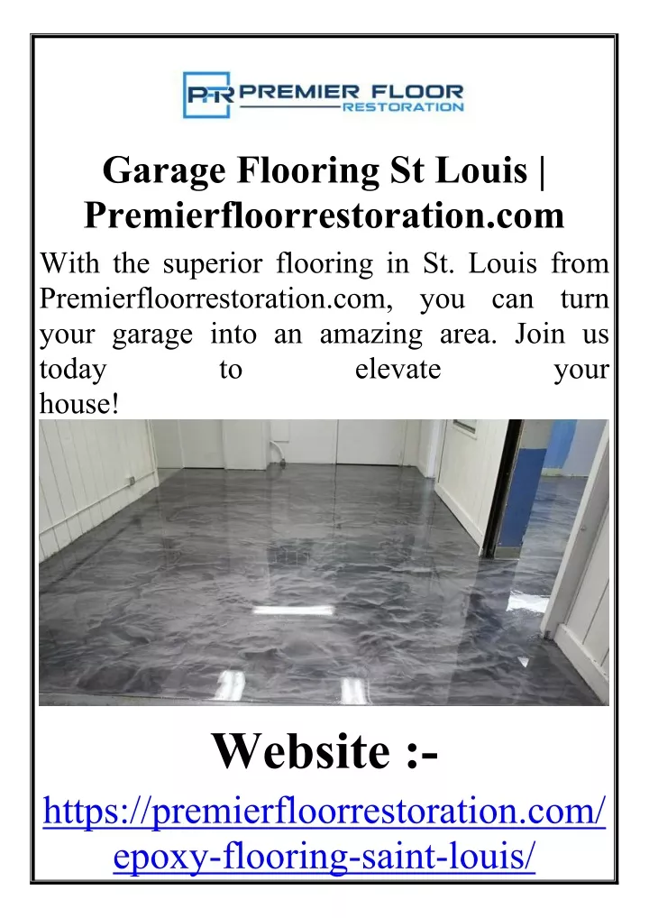 garage flooring st louis premierfloorrestoration