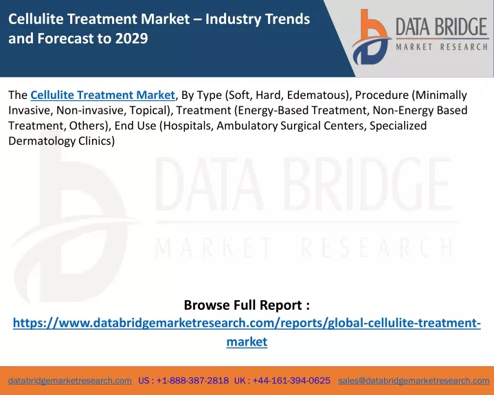 cellulite treatment market industry trends