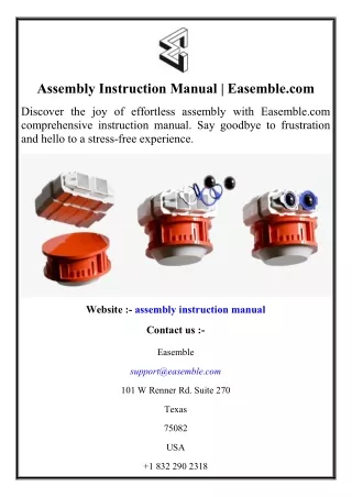 assembly instruction manual easemble com