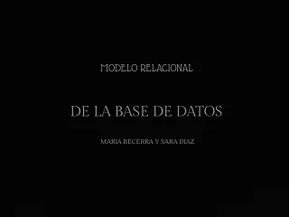 modelo relacional