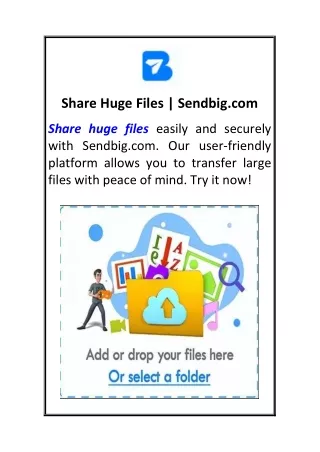 Share Huge Files  Sendbig.com