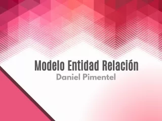 modelo entidad relaci n daniel pimentel