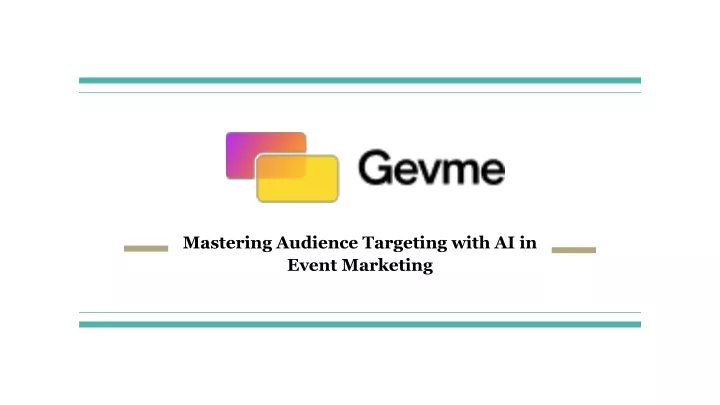 mastering audience targeting with ai in event marketing