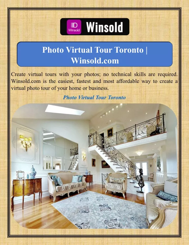 create virtual tours with your photos