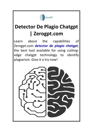 Detector De Plagio Chatgpt  Zerogpt.com