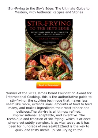 Download❤[READ]✔ Stir-Frying to the Sky's Edge: The Ultimate Guide to Maste