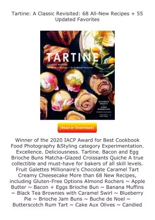 ❤️get (⚡️pdf⚡️) download Tartine: A Classic Revisited: 68 All-New Recipes +