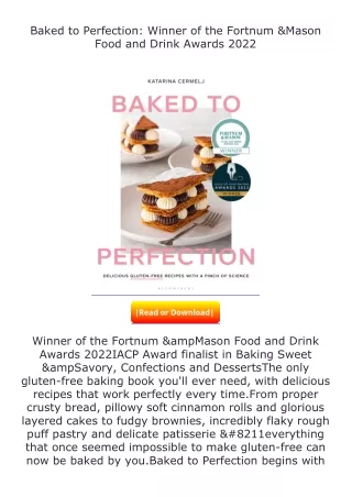 [PDF]❤READ⚡ Baked to Perfection: Winner of the Fortnum & Mason Food and Dri